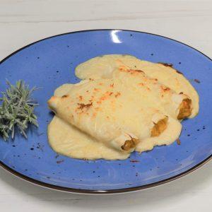 Canelones de marisco