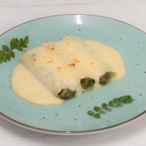Canelones de espinacas