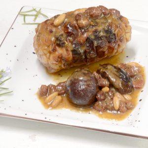 Muslo de pollo relleno