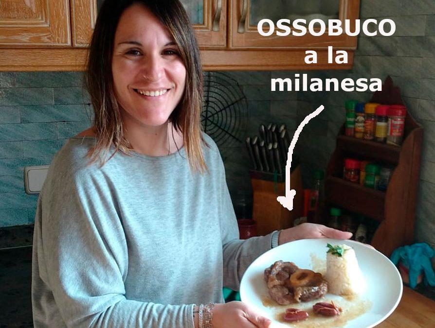OSSOBUCO A LA MILANESA CON ARROZ Y CIRUELAS  por Carmen Piñeiro